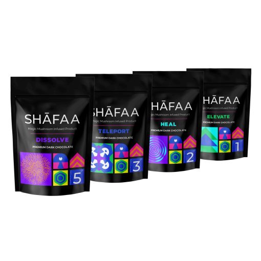 Shafaa Macrodosing Magic Mushroom Dark Chocolate Edibles