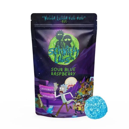 LSD Edible 200ug – Blue Raspberry – Schwifty Labs