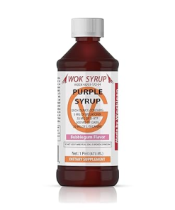 Buy WOCK SYRUP Purple Bubblegum Flavor (16oz)